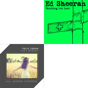 Ed Sheeran en Felix Jaehn - Thinking Out Loud en Ain't Nobody