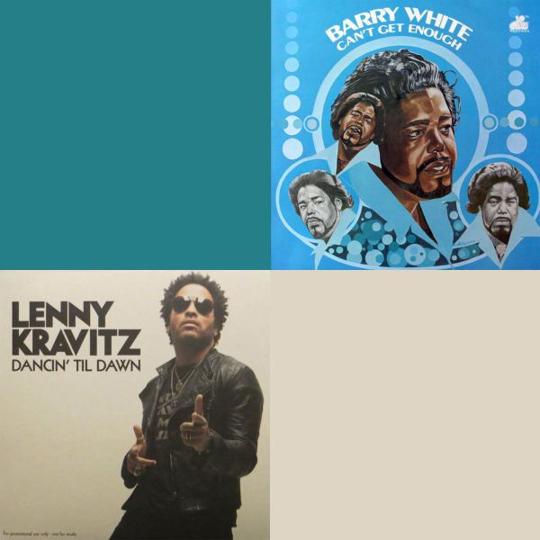 Lenny Kravitz en Barry White - Dancin'till dawn en Can't get enough of your love, babe